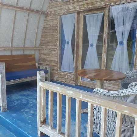 Casa Azzurra Bed & Breakfast Gili Air Exterior photo